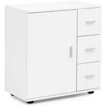 KADIMA DESIGN Badschrank WL5.877 60 x 65,5 x 33 cm Weiß