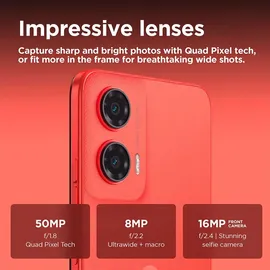 Motorola Moto G35 5G 8 GB RAM 256 GB Guava Red