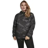 URBAN CLASSICS Ladies Camo Pull Over Jacket - Schwarz