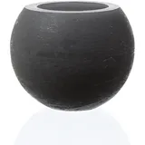 MARELIDA Duftkerze Citronella für Garten Balkon Outdoorkerze D: 15cm grau