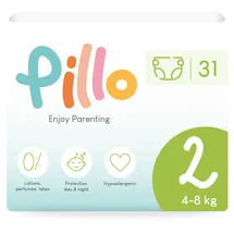 PILLO Windeln Gr. 2 (4-8 kg) 31 St.