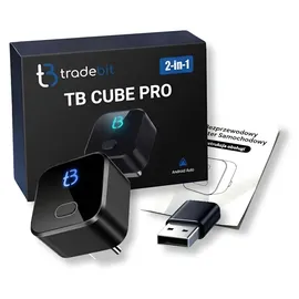 Tradebit TB Cube Pro Wireless Adapter für Apple CarPlay und Android Auto
