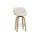 miliboo Design-Barhocker 65 cm Weiß