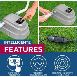 BESTWAY Poolheizung grau 42,6 x 26,6 x 18,7 cm