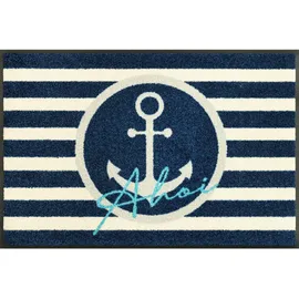 Wash+Dry Anchor Port 50 x 75 cm Blau