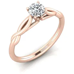 Verlobungsring VR27 585er RosÈgold - 7761