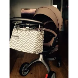 MELOBABY MeloTote Wickeltasche Beige/Braun