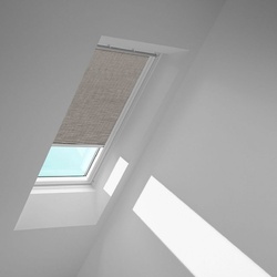 VELUX Rollo Grau 4161, 55x78 cm (CK02), Aluminiumschiene,GGU,Manuell,VELUX