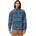 Helvetia II Printed Half Snap Fleece Blau S