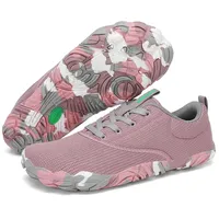 SAGUARO Barfußschuhe Herren Barfuss Schuhe Damen Bequem Leicht Barfußlaufschuhe Outdoor & Indoor Fitnessschuhe Knit Barefoot Shoes für Training Walking Trail Wander Joggen, Violett, 40 EU - 40 EU
