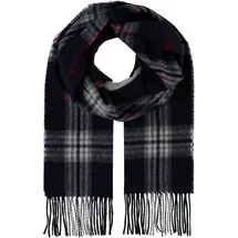 Fraas Modeschal Cashmink® Scarf with FRAAS Plaid blau