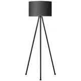 BBHome Stehlampe LED Dimmbar, Stehleuchte Moderne mit Dreibeinstativ aus Metall, Standleuchte fur Wohnzimmer und Schlafzimmer, Leseleuchte Bodenlampe - Schwarz
