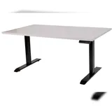 Szagato Schreibtisch elektrisch höhenverstellbar BxTxH: 120x80x(64,5-129,5)cm anthrazit, mit Memory-Funktion inkl. Tischplatte Stärke 2,5 cm