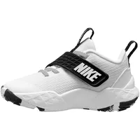 Nike Team Hustle D Basketballschuhe Kinder 101 - white/white-black 34