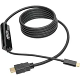 Tripp Lite U444-006-H Aktives USB-C-zu-HDMI-Adapterkabel (Stecker/Stecker), 4K Schwarz, 1,8 m
