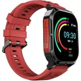 HiFuture Ultra3 BT 41 mm Kunststoffgehäuse rot Sportarmband rot One Size