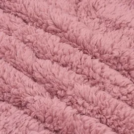 vidaXL Sommerdecke Rosa 140 x 220 cm Mikrofaser und Teddy-Fleece