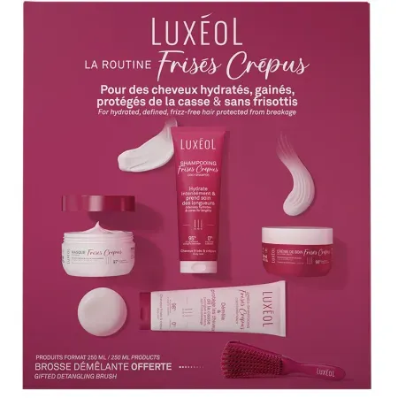 Luxéol Geschenkset Routine Lockiges/Krauses Haar 5 Produkte