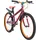 Bikestar Kinderfahrrad Urban Jungle 24-Zoll lila/orange violett 32, CM