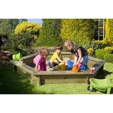 Gartenpirat Sandkasten Noah mit Stecksystem 6-eck Ø 230 cm
