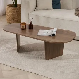 Skye Decor Ovalis Braun Nussbaum 130 x 65 x 40 cm