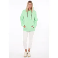 Zwillingsherz Hoodie »"Nelina"«, mit gleichfarbiger "Stay Wild"-Stickerei und Bändchen in Leo-Optik