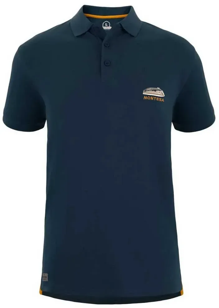 Montesa Fuel Tank Kurzarm-poloshirt - Blue - XL