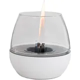 Kleining Tischfeuer Tulpe Ø 18 cm Weiß