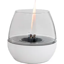 Kleining Tischfeuer Tulpe Ø 18 cm Weiß