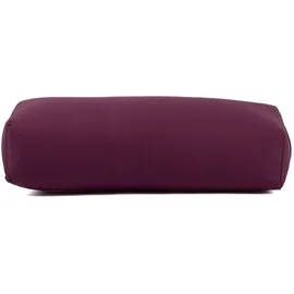 Bodhi Salamba (rechteckig) Yoga-Bolster ECO, Dinkelhülsen Aubergine violett No Size