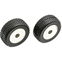 Narrow Dish Wheels/Tires, chrome, mounted