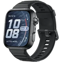 Huawei Fit 5 Pro BT 48 mm Titangehäuse Silber Fluorelastomerarmband Black