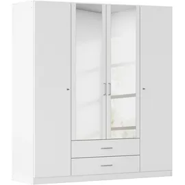Rauch Bergheim Kleiderschrank 181 x 54 x 197 cm weiß