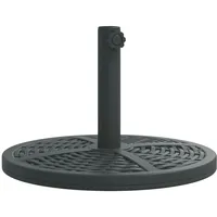 VidaXL Sonnenschirmständer für Ø38/48 mm Mast 12 kg Rund