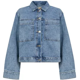 Soyaconcept Jeansjacke "SC-Dolores 2", Brusttaschen, für Damen, 2240 MEDIUM BLUE D, M,