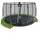 EXIT TOYS Dynamic ebenerdiges Trampolin 366 cm inkl. Sicherheitsnetz schwarz