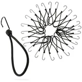 Pretex Spanngummi mit Haken - Set mit 25 Stück x 23cm Expander mit Öse - Hochbelastbare Gummispanner Perfekt als Planenspanner für Camping oder zur Transportsicherung für Anhänger
