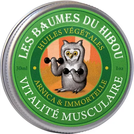 Les Baumes Du Hibou Muskuläre Vitalität Bio Tiegel 30ml