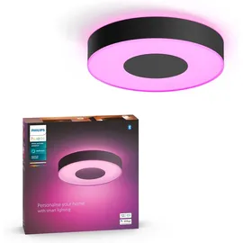 Philips Hue White & Color Ambiance Xamento Deckenleuchte rund schwarz