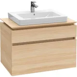 Villeroy & Boch Legato Waschtischunterschrank B67900VJ 80x55x50cm, Nordic Oak