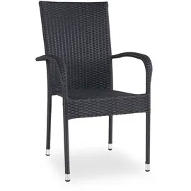 CASANOVA PARISO Gartenstuhl 55 x 63 x 94 cm schwarz