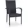 CASANOVA PARISO Gartenstuhl 55 x 63 x 94 cm schwarz