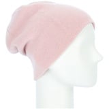 halsüberkopf Accessoires Strickmütze Strickmütze Wolle/Kaschmir (1-St) Strickmütze aus Kaschmir und Wolle rosa