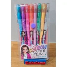 DEPESCHE Rainbow Glitter Gel Set 8 Stück Mehrfarbig