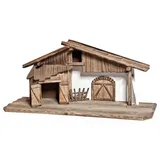 VBS Weihnachtskrippe aus Holz ca. 60x27cm Dekohaus Weihnachten Miniatur basteln schmücken