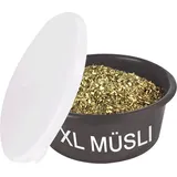 Waldhausen XL Futterschale mit Deckel, grau