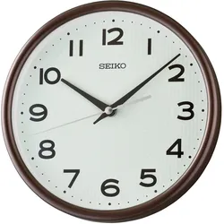 Seiko QXA836B Wand- und Standuhr Quarz mit Leisegang Braun