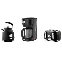 Westinghouse Retro Frühstücksset Toaster, Wasserkocher, Kaffeemaschine
