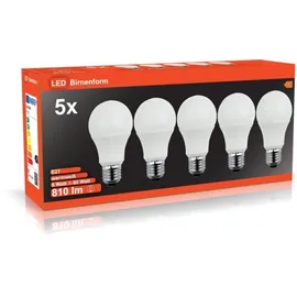 Blulaxa LED-Lampe 49233 8W E27 warmweiß 5 St.