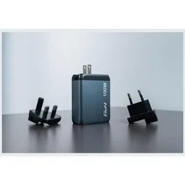 Verbatim GaN 100W, grau 1x USB-A, QC 3x USB-C PD, 3.0, 3.0